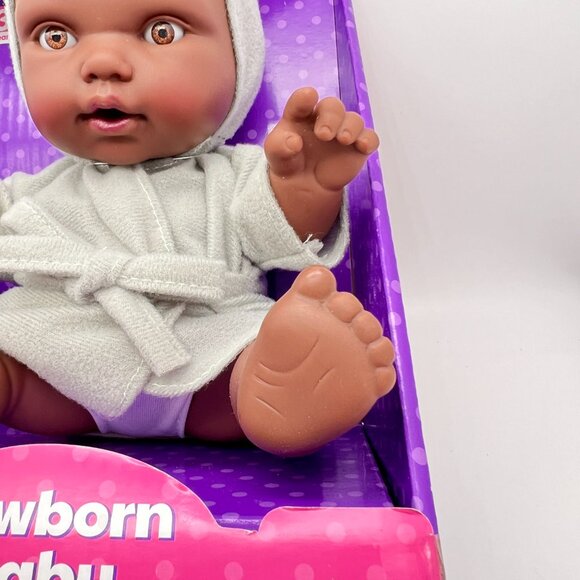 AA Play Zone Newborn Baby Doll Dark Skin With Elephant Robe – Adorable! - Picture 5 of 10